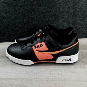 Fila Women Size 6 (EU38.5)Sneakers Black and Coral